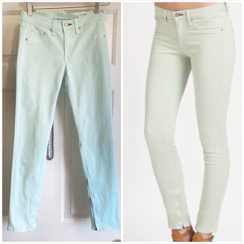 Rag and Bone Zipper Capri Pants